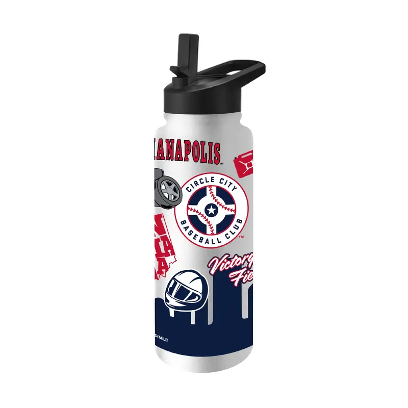 Indianapolis Indians 34oz Race Themed Native Quencher Bottle