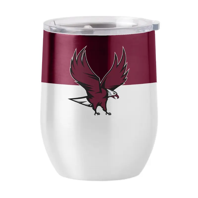 NC Central Colorblock 16oz Stainless Curved Beverage