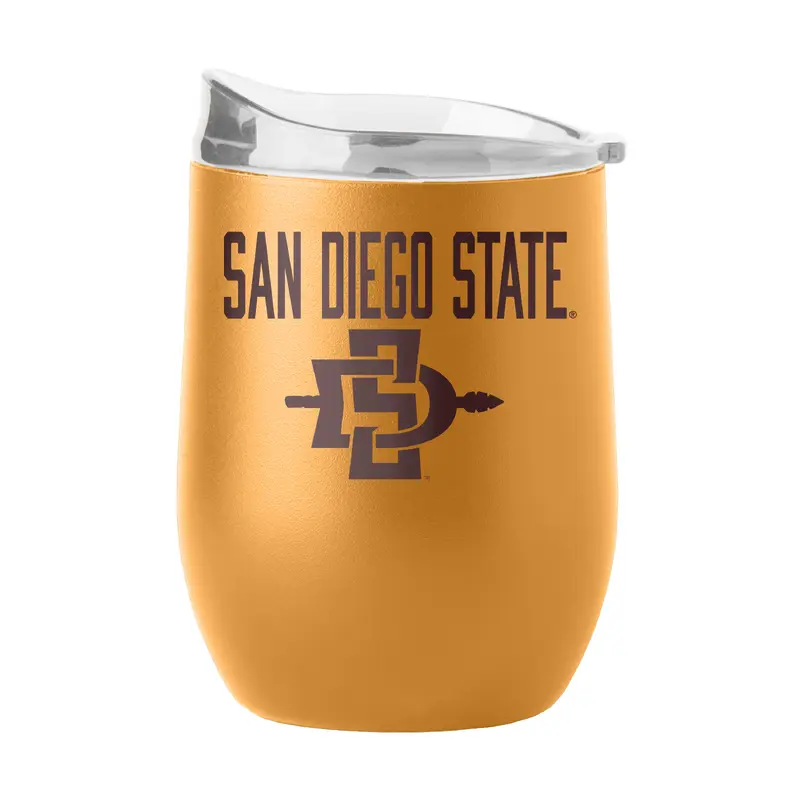 San Diego State 16oz Huddle Powder Coat Curved Bev