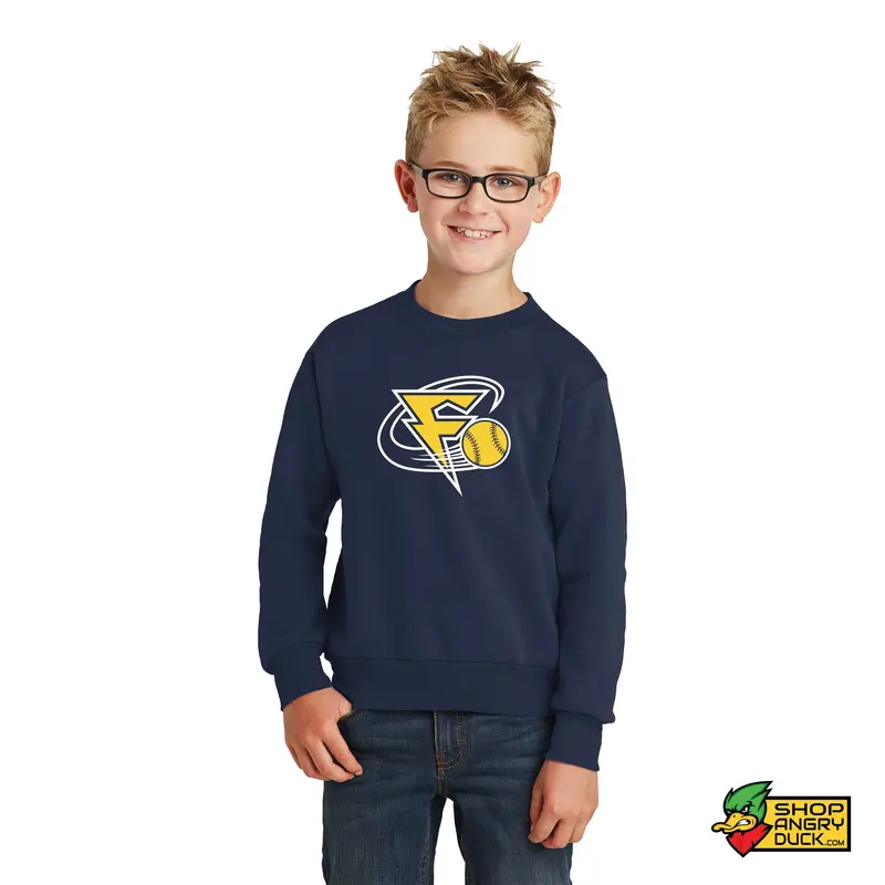 Tallmadge Force "F" Logo Youth Crewneck Sweatshirt