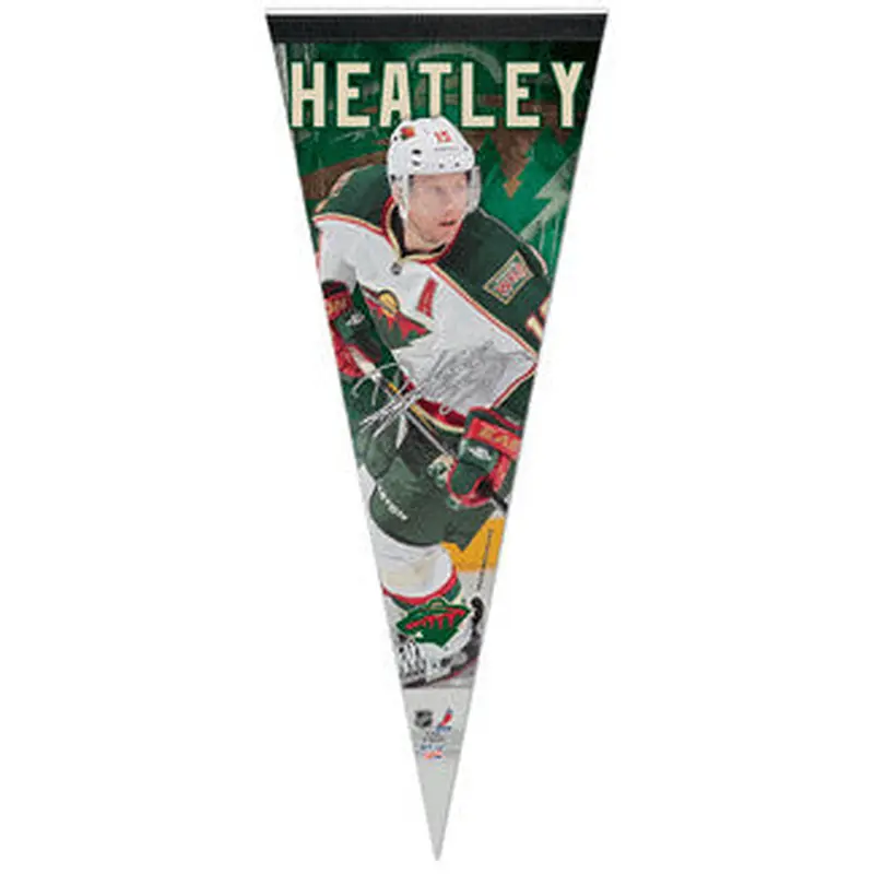 Dany Heatley "Signature Series" Minnesota Wild Premium Felt Pennant - Wincraft Inc.