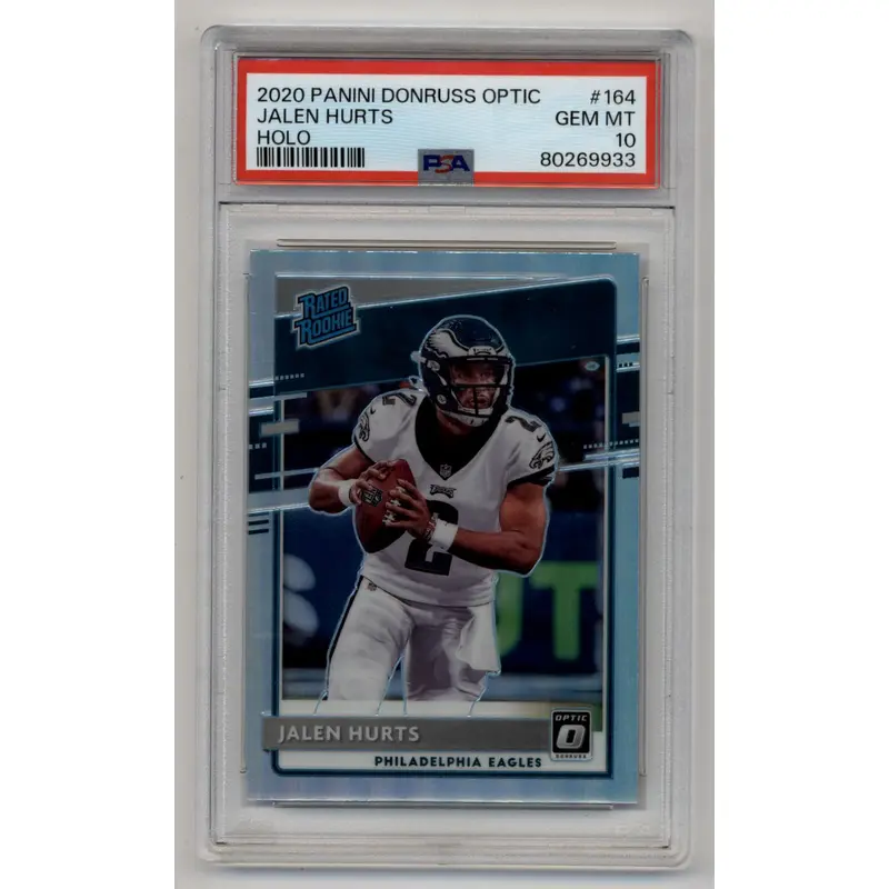 Jalen Hurts 2020 Donruss Optic Holo #164 PSA 10 Gem Mint 9933