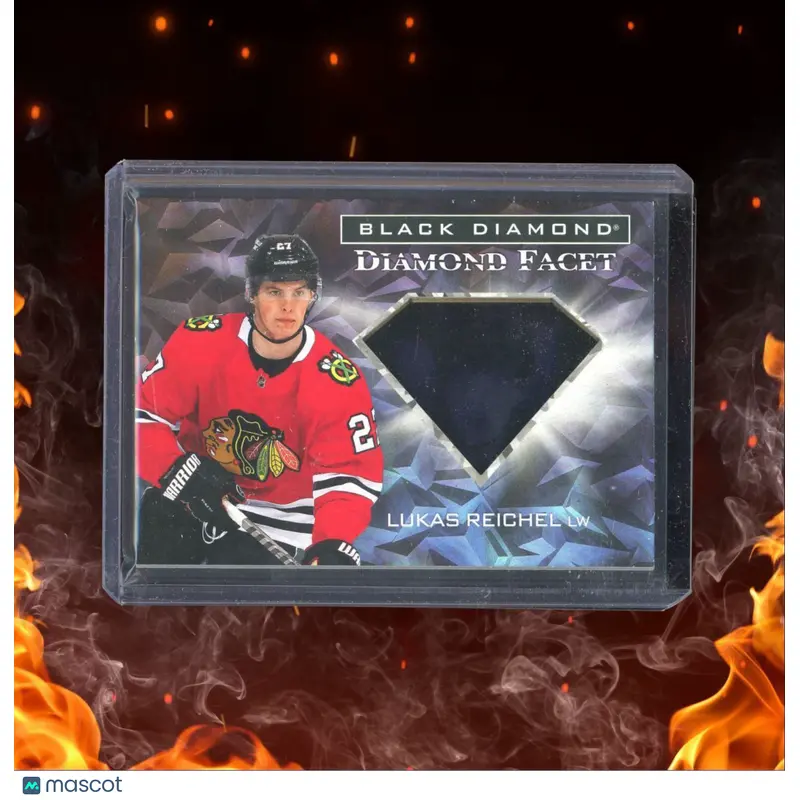 2022-23 Upper Deck Black Diamond Lukas Reichel Daimond Facet Rookie #DF-LR