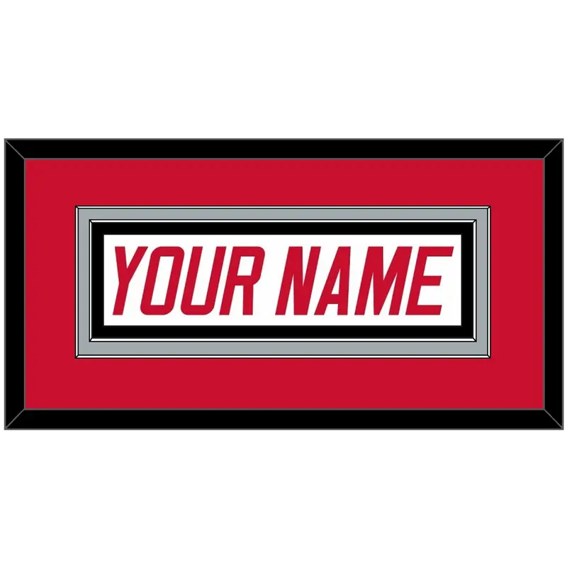 Carolina Nameplate - Home White (1997-2000) - Double Mat 2