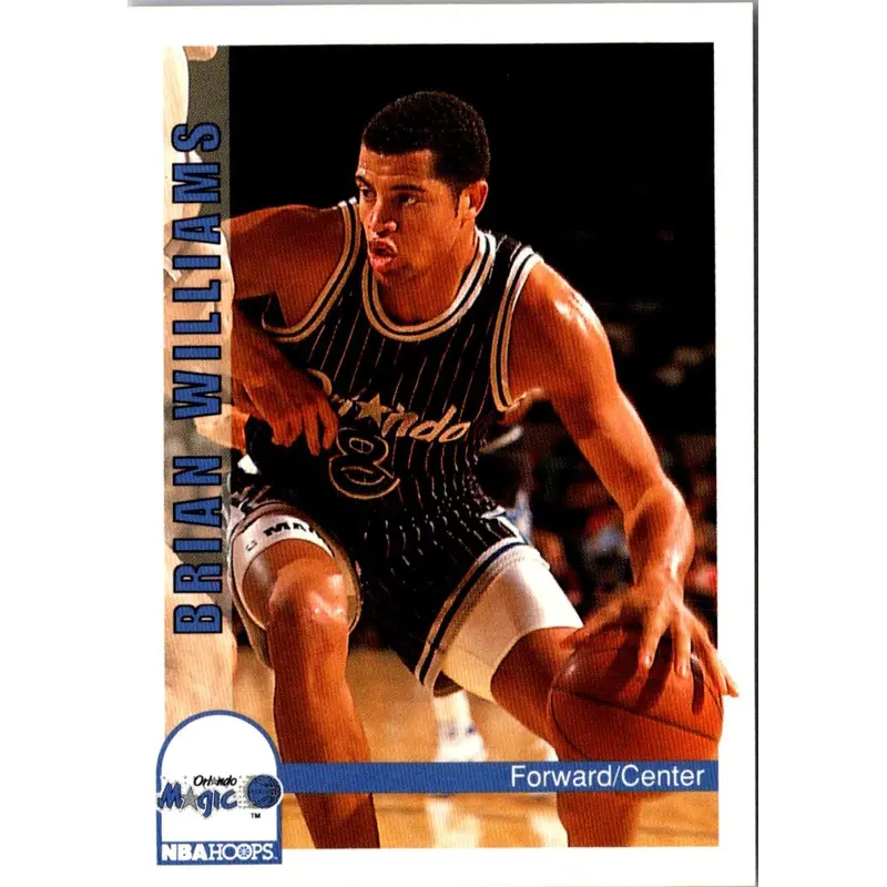 1992 Hoops Brian Williams #168