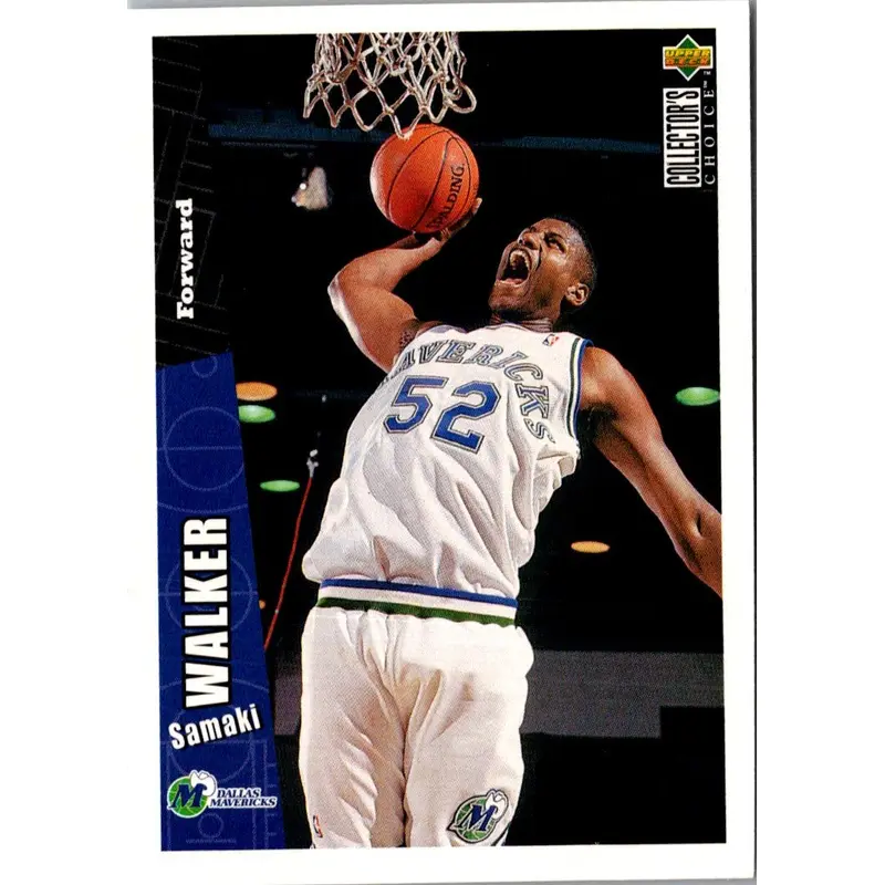 1996 Collector's Choice Samaki Walker #232 Rookie