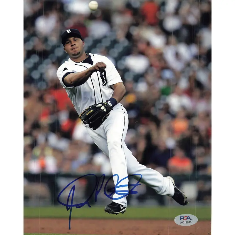 Jhonny Peralta signed 8x10 photo PSA/DNA Tigers Autographed