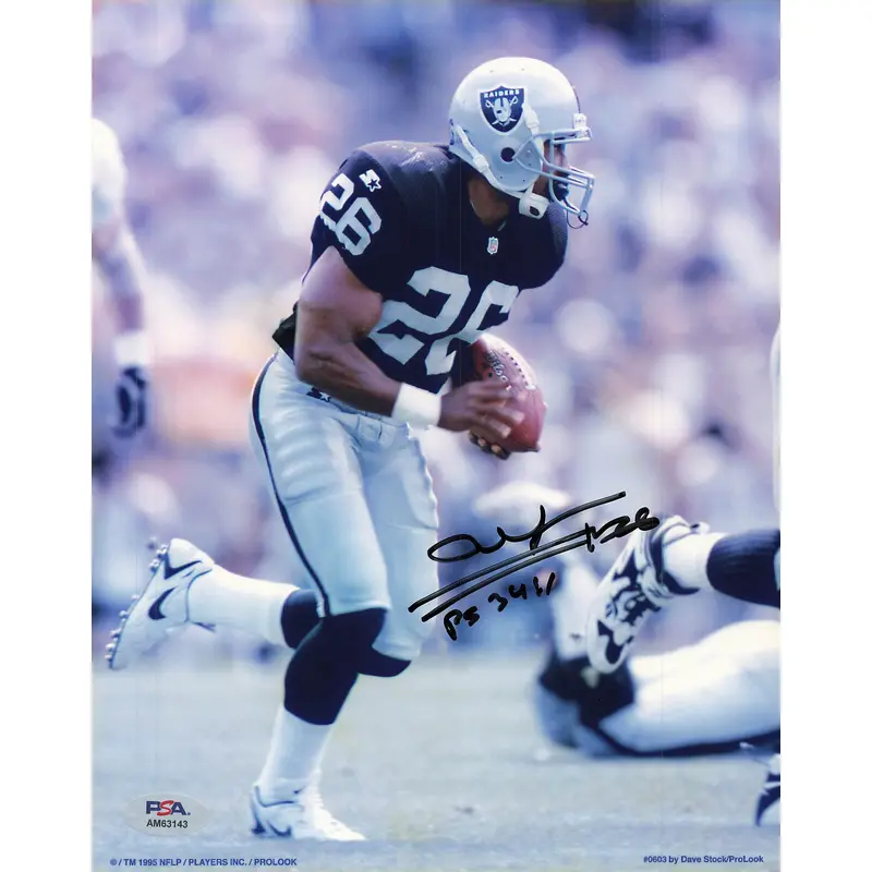 Napoleon Kaufman signed 8x10 photo PSA/DNA Oakland Raiders Autographed