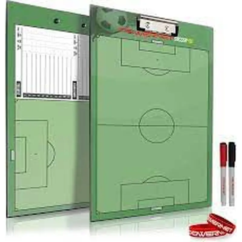 PowerNet Soccer Pro Lineup Coaching Board Dry Erase Clipboard