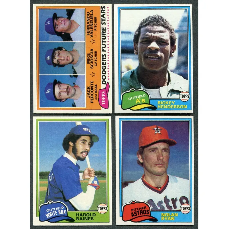 1981 Topps Baseball Complete Set EX/MT NM (726) (24-648)