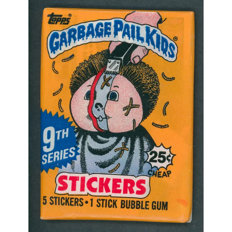 1987 Topps Garbage Pail Kids Series 9 Unopened Wax Pack (w/ price) (U.S.)
