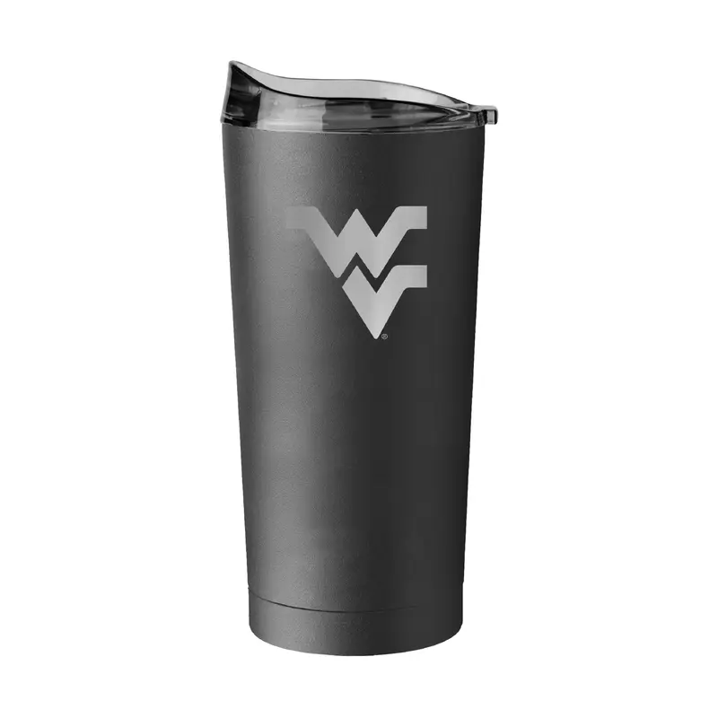 West Virginia 20oz Black Powder Coat Tumbler