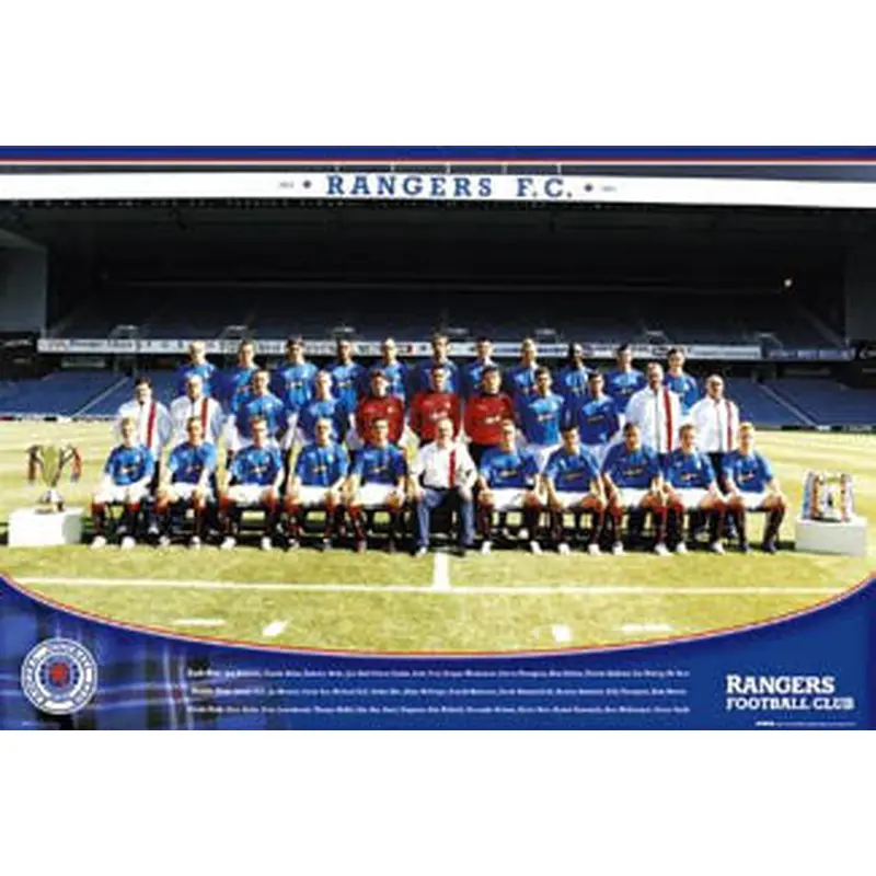 Glasgow Rangers Official Team Portrait Poster 2005/06 - GB Posters