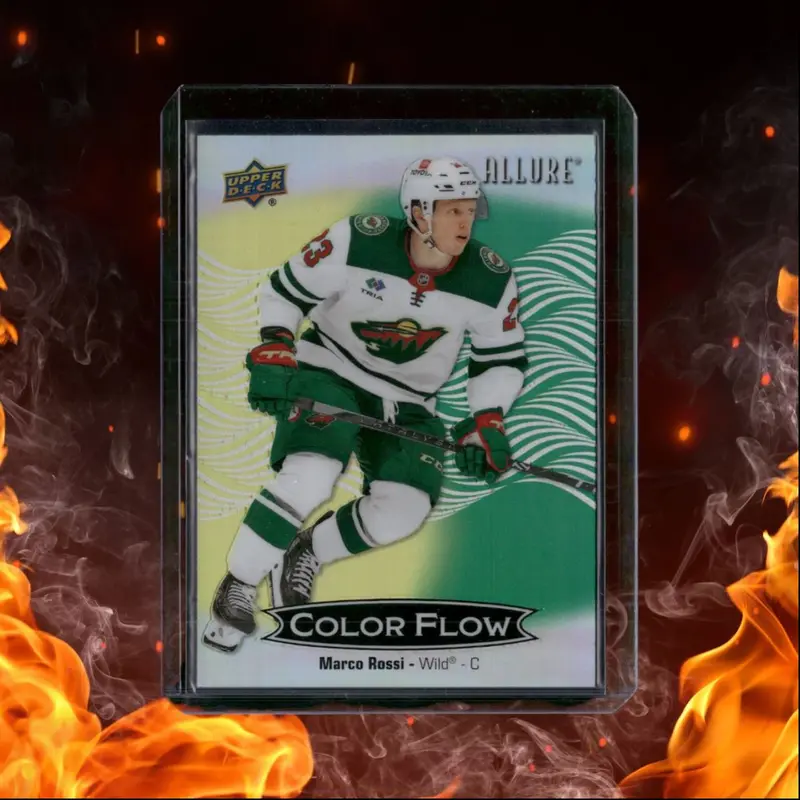2024-25 Upper Deck Allure Marco Rossi Color Flow Yellow Green #CFL-31