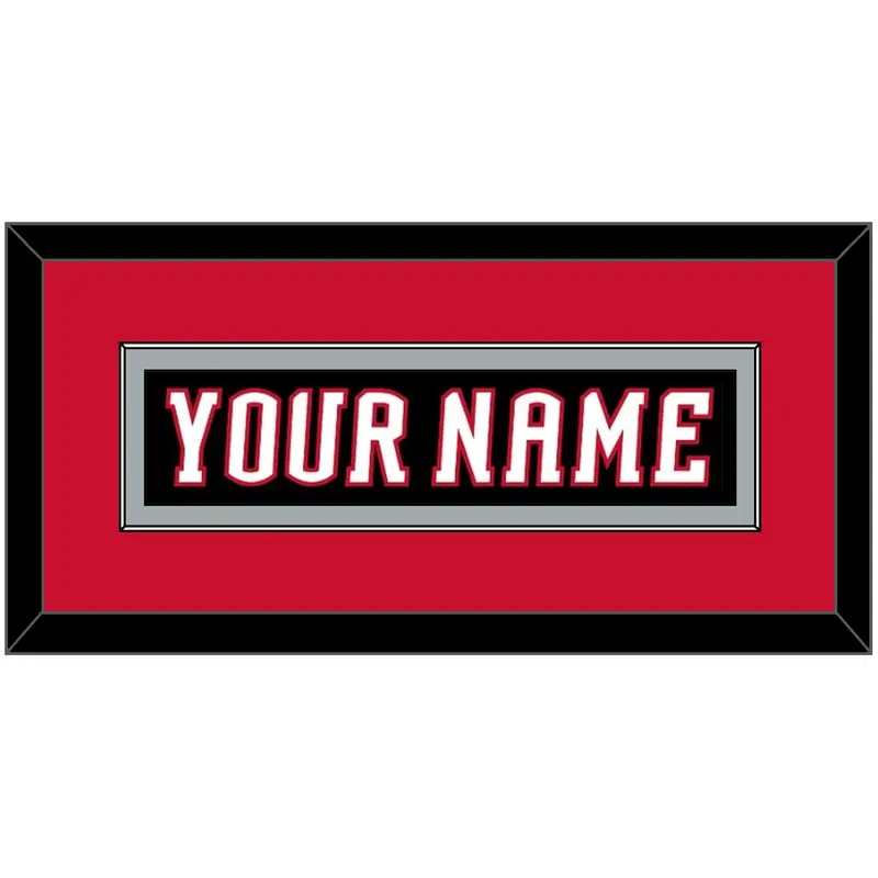 Buffalo Nameplate - Home White/Road Black (1996-2006) - Single Mat 3