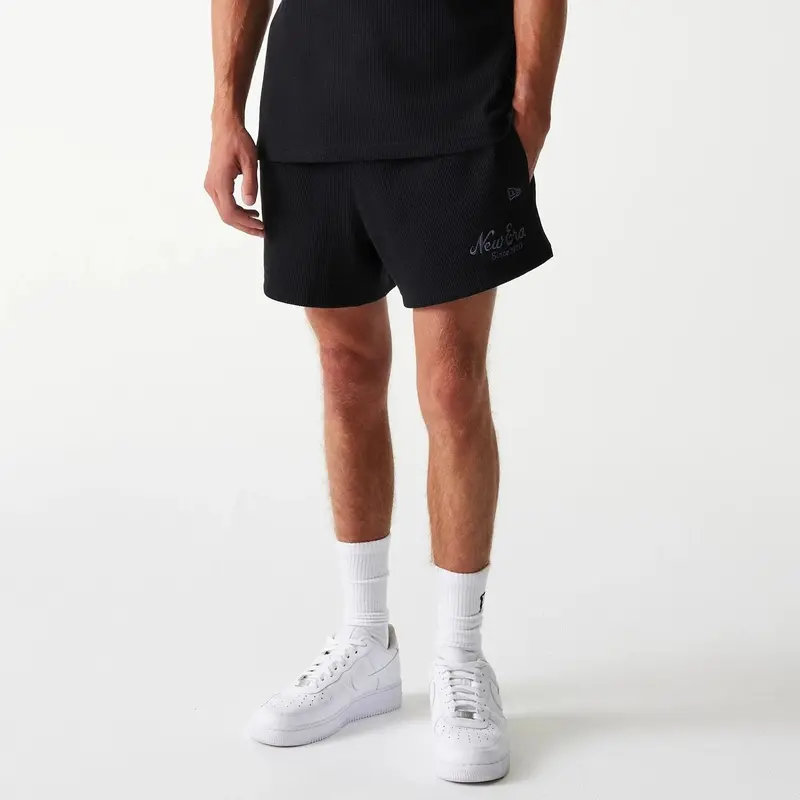 New Era - MLB WAFFLE Shorts - Black