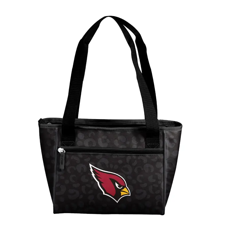 Arizona Cardinals Leopard Print 16 Can Cooler Tote