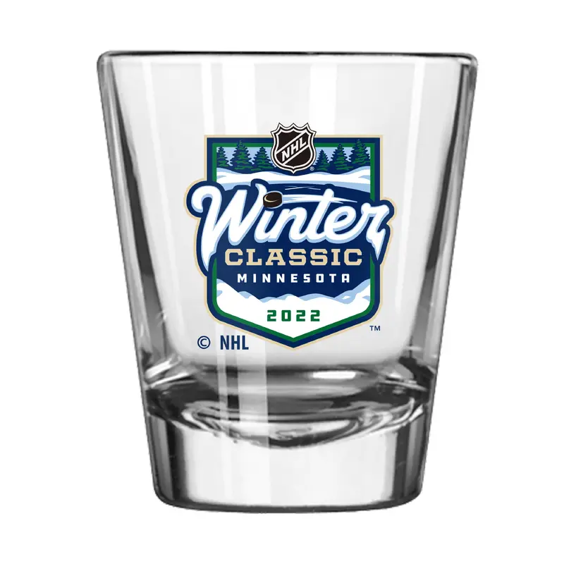 NHL Winter Classic 2022 2oz Logo Shot Glass