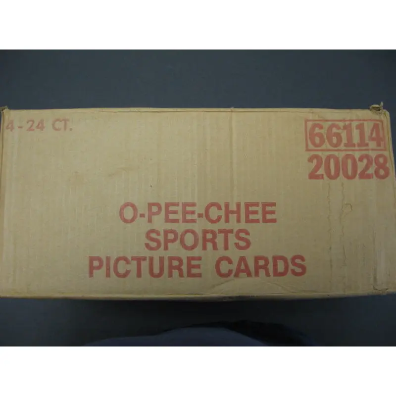 1982/83 OPC O-Pee-Chee Hockey Rack Case (4/24)