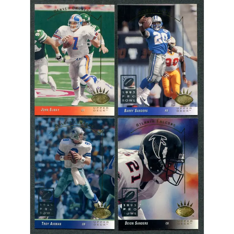 1993 Upper Deck SP Football Complete Set (270)