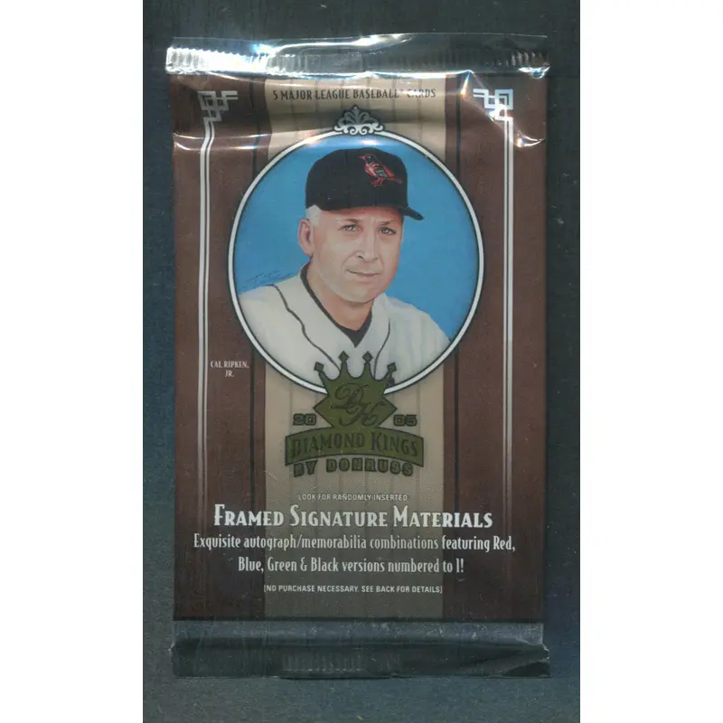 2005 Donruss Diamond Kings Baseball Unopened Pack (5)