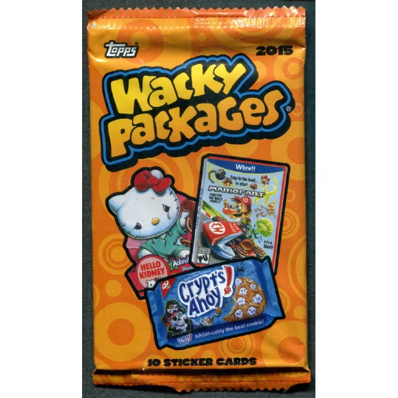 2015 Topps Wacky Packages Unopened Pack (10)