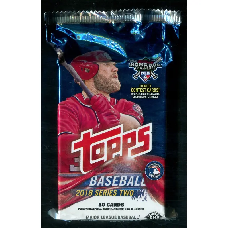 2018 Topps Baseball Unopened Series 2 Jumbo Pack (Hobby) (50)