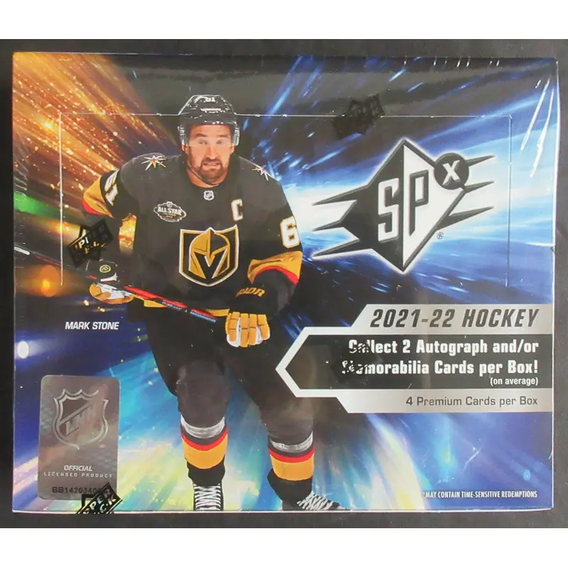 2021/22 Upper Deck SPX Hockey Box (Hobby) (4 Cards)
