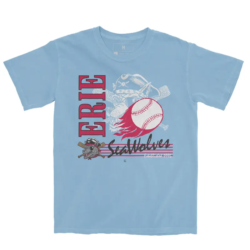 Erie SeaWolves EA Flamethrower Tee