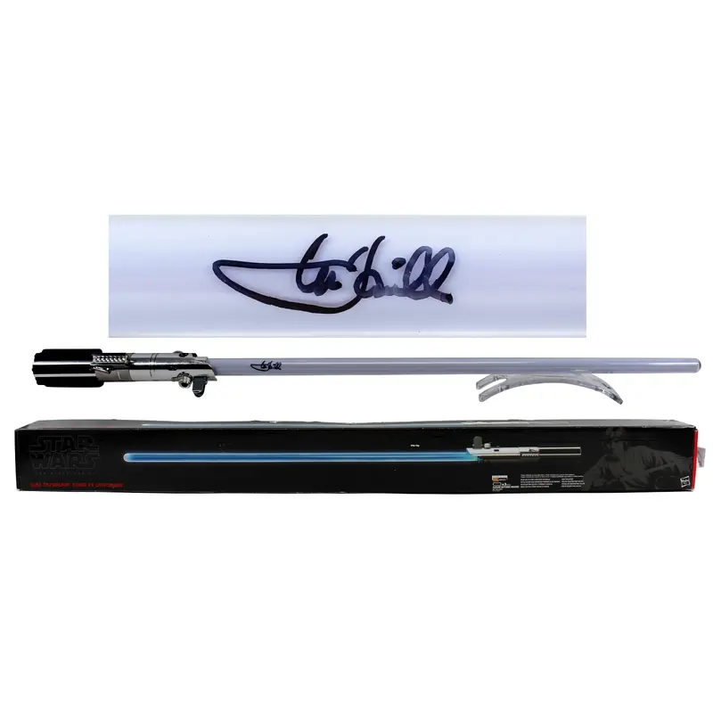 Mark Hamill Signed Star Wars Luke Skywalker Force FX Lightsaber BAS #AB14017