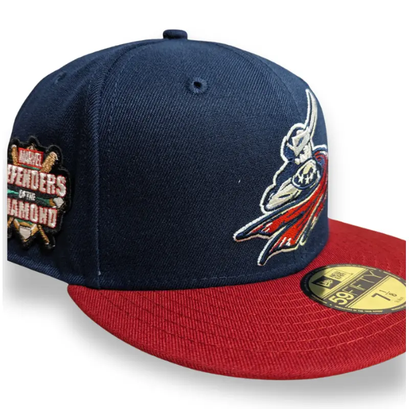 Somerset Patriots Marvel's Defenders of the Diamond Side Patch 59Fifty Fitted Cap