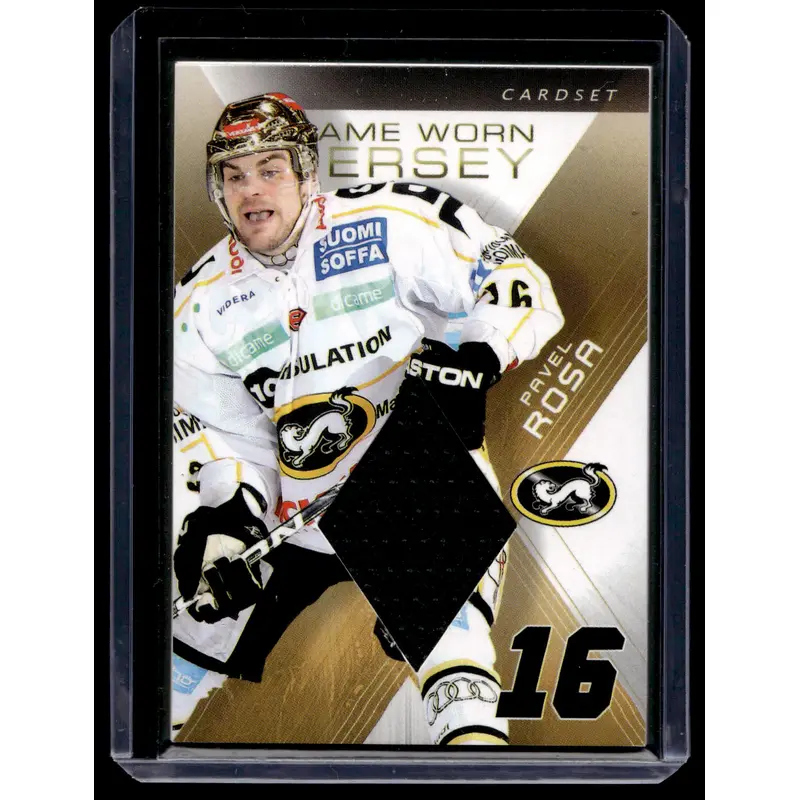 2010-11 Cardset Game Worn Jersey - Pavel Rosa /128