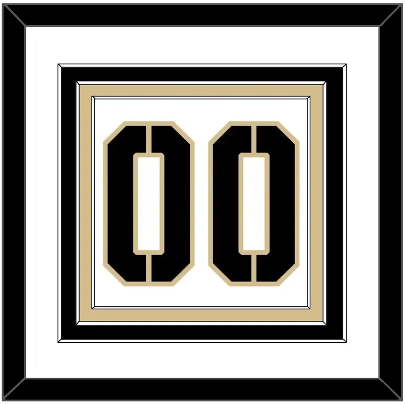 Army Hockey Number - Home White (2017-2018) - Triple Mat 1