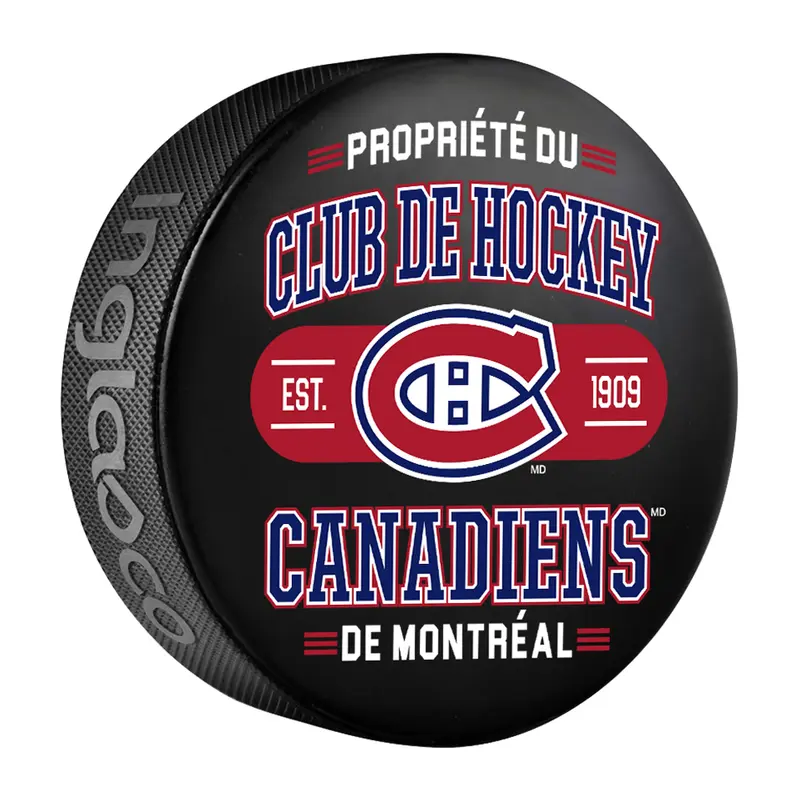 NHL Montreal Canadiens Property Of Souvenir Collector Hockey Puck