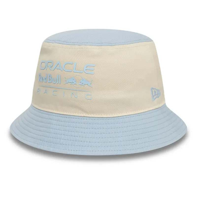 Red Bull Racing Contrast Cream Bucket Adjustable Cap