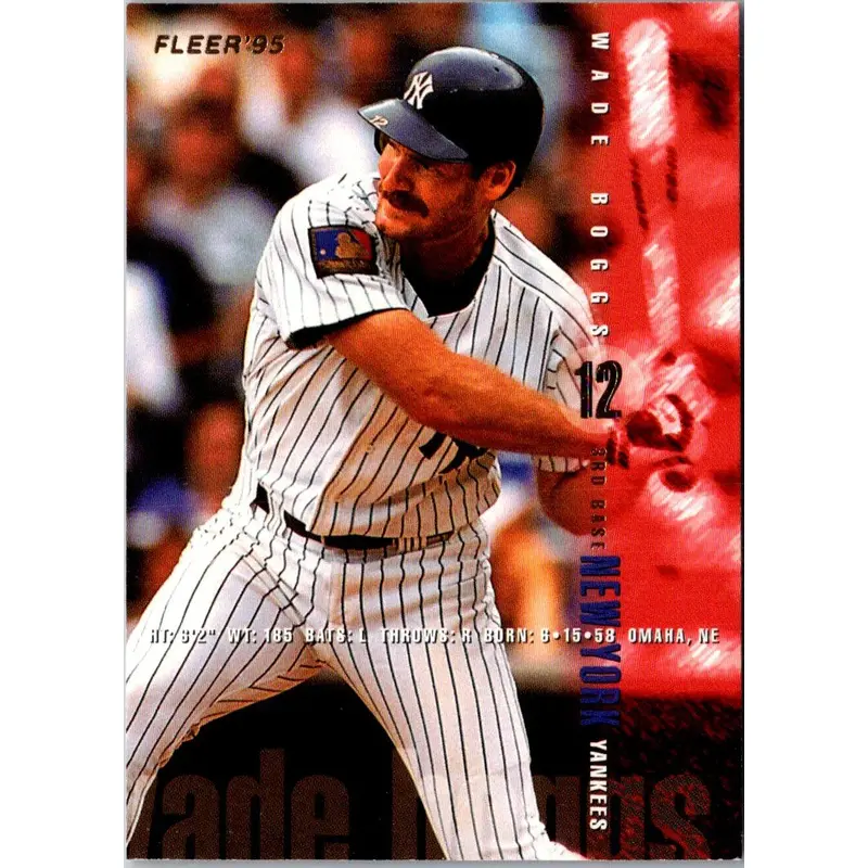 1995 Fleer Wade Boggs #67
