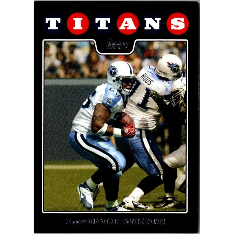 2008 Topps Tennessee Titans LenDale White #TEN1
