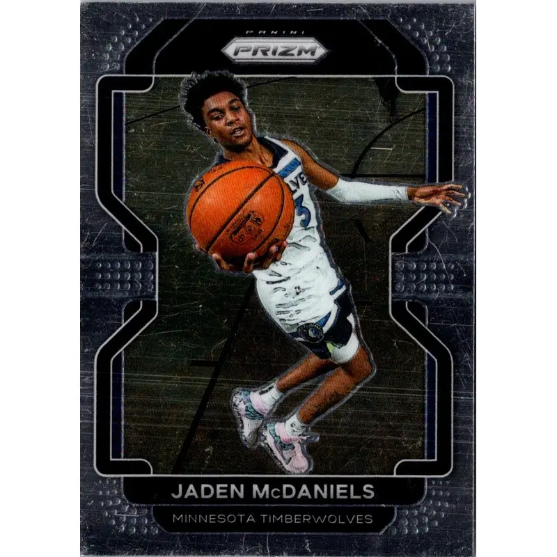 2021 Panini Prizm Blue Jaden McDaniels #12