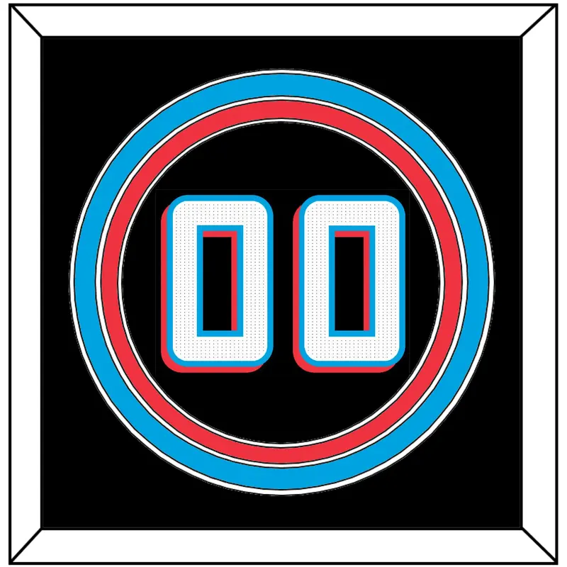 Miami Number - Alternate Black - Triple Mat 1