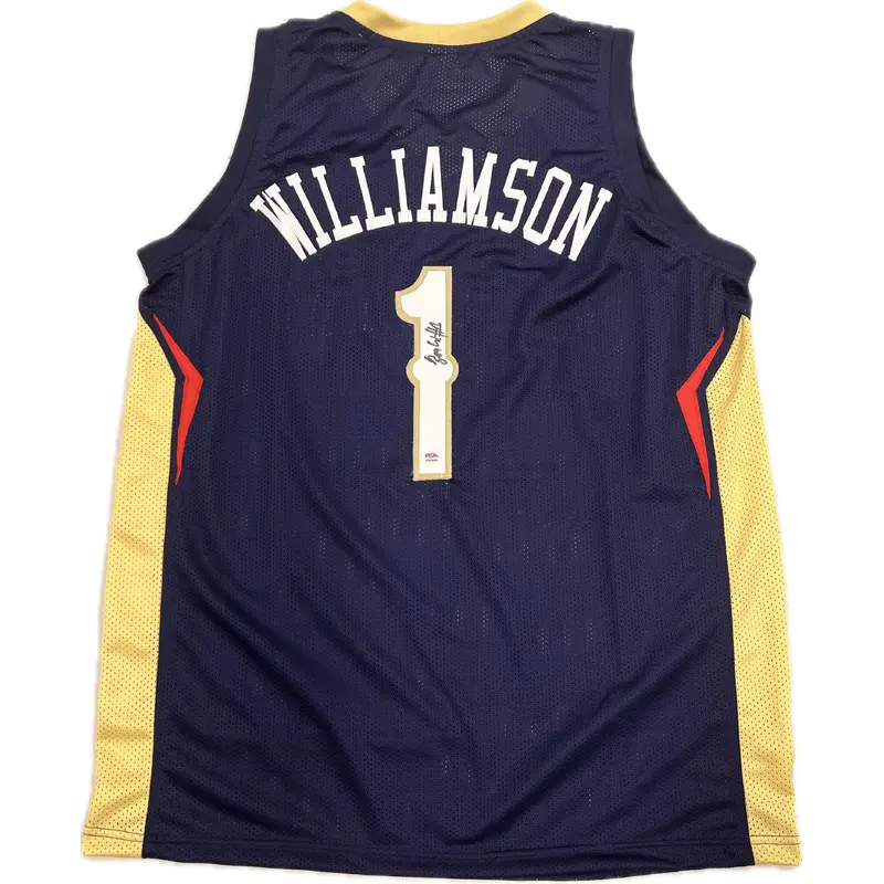 Zion Williamson Signed Jersey PSA/DNA New Orleans Pelicans Autographed