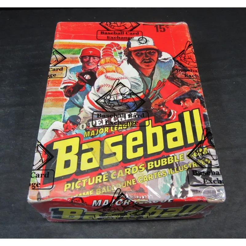 1978 OPC O-Pee-Chee Baseball Unopened Wax Box (Authenticate)