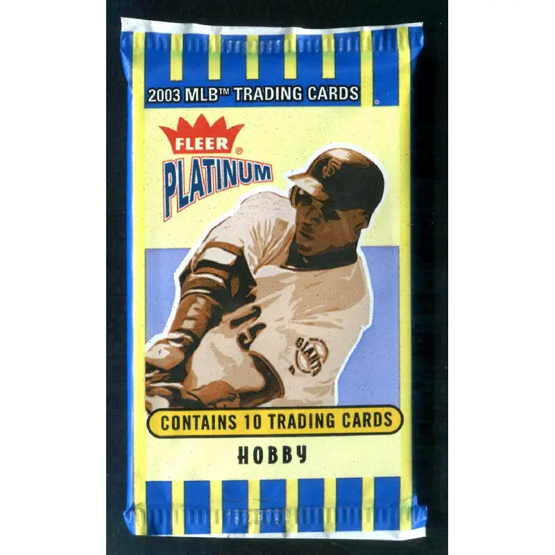 2003 Fleer Platinum Baseball Unopened Pack (Hobby) (10)