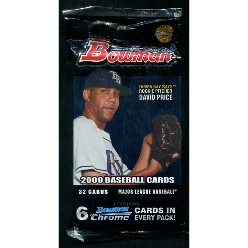 2009 Bowman Baseball Unopened Jumbo Pack (HTA) (32)