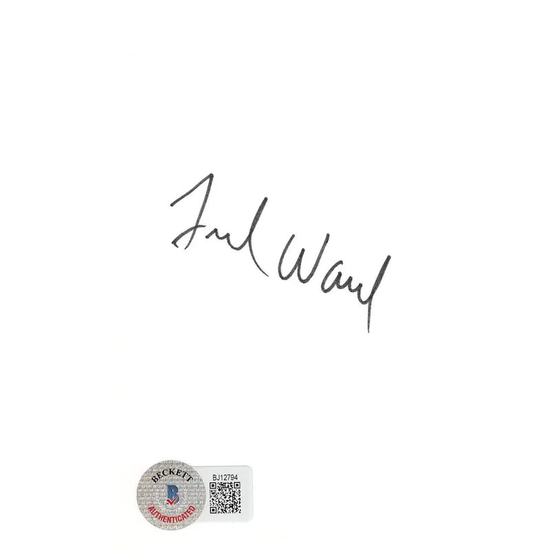 Fred Ward Tremors Authentic Signed 3x5 Index Card Autographed BAS #BJ12794