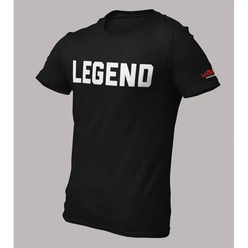 Men's "LEGEND " T-Shirt (Black) Wod Armour | Kibi Sports