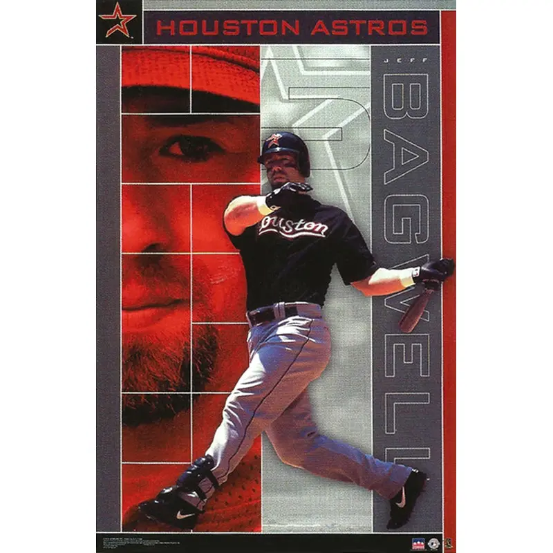 Jeff Bagwell "Slam" Houston Astros MLB Action Poster - Starline 2002