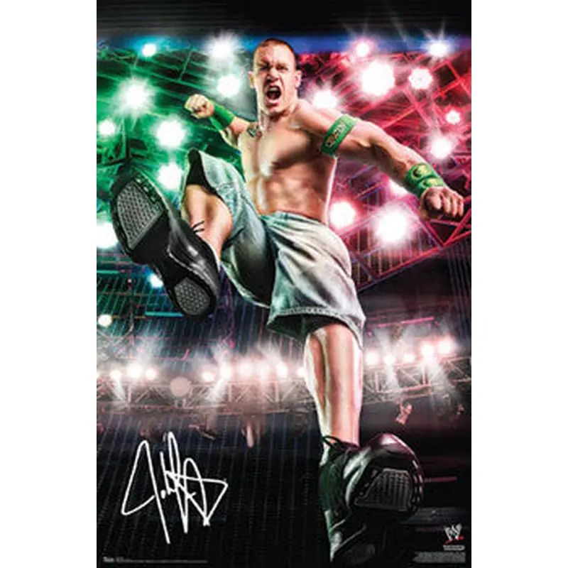 John Cena "BOOM!" WWE Wrestling Poster - Costacos 2010