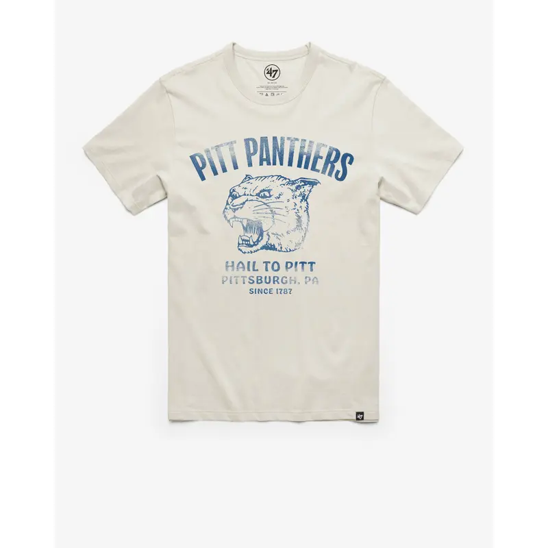 PITTSBURGH PANTHERS VINTAGE WIDE OPEN '47 FRANKLIN TEE