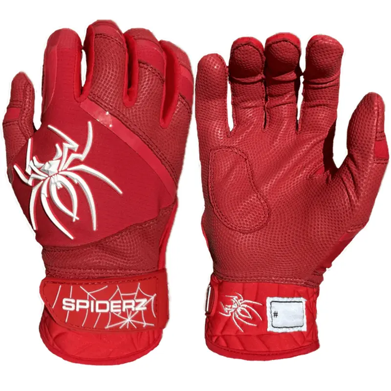 Spiderz Pro Premier Batting Gloves - Red/White