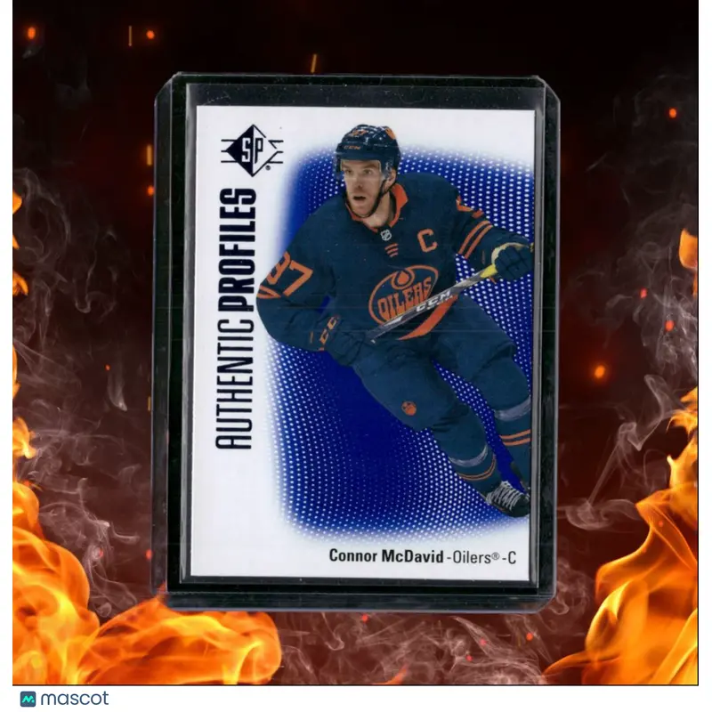 2021-22 Upper Deck SP Connor McDavid Authentic Profiles Blue #AP-20
